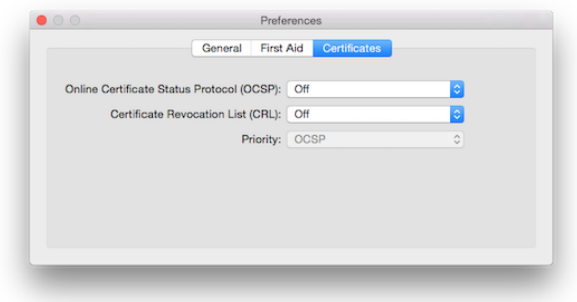 iOS certificate